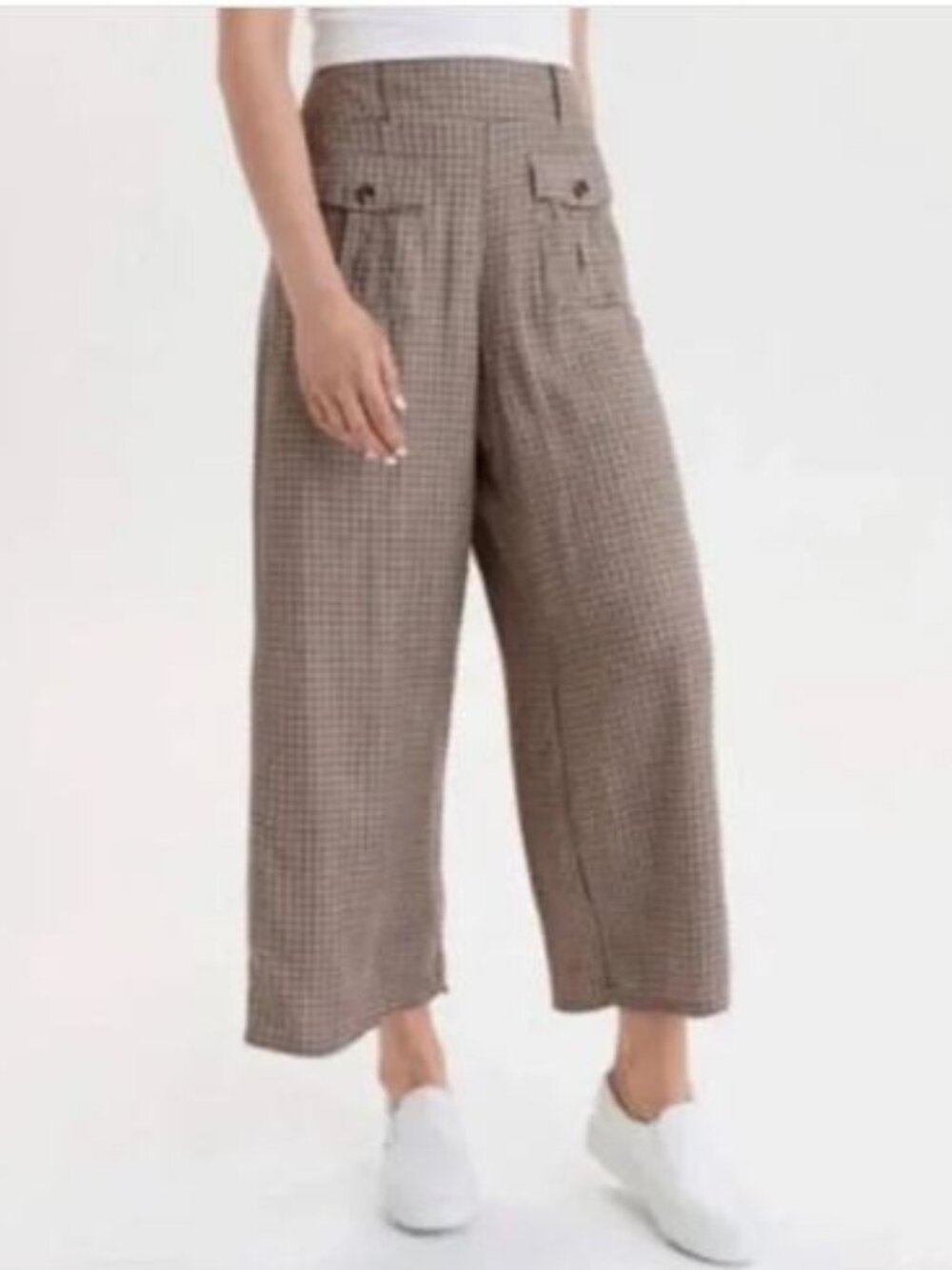 American Eagle Wide Leg Pull-On Pants Sz M